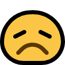 Mutant Standard Emoji: disappointed