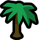 Mutant Standard Emoji: palm tree