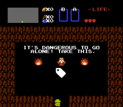It's Dangerous to Go Alone, Take Tags